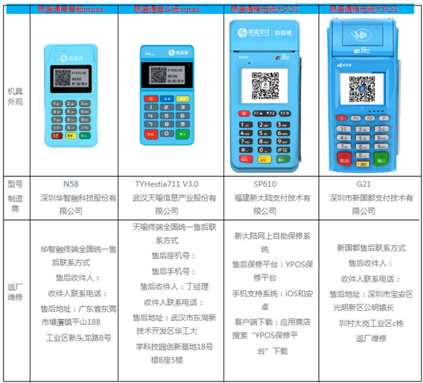 银盛通POS机终端返厂维修联系方式-图2